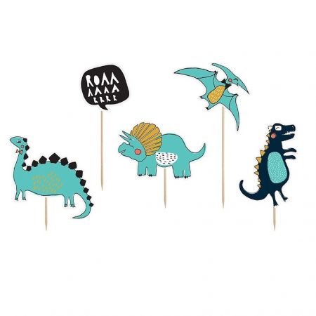 5 pics à gâteaux "dinosaure"