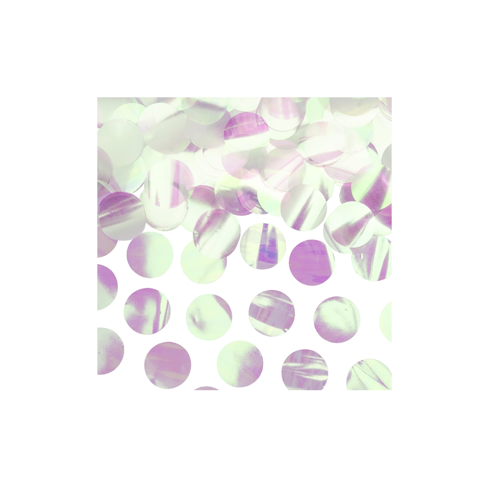 15 g confettis mylar irisé