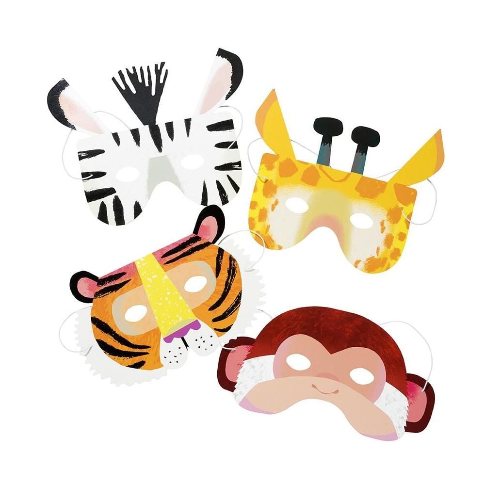 Masques enfants "animaux exotiques"
