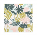 20 serviettes "feuilles tropicales"