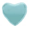Ballon coeur bleu - 46 cm 