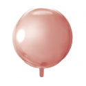 Ballon bulle rose gold - 40 cm 