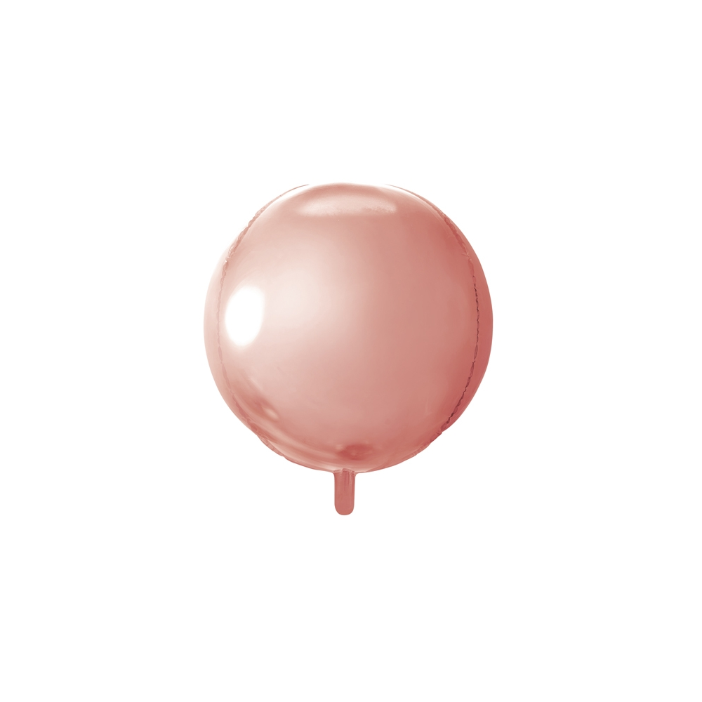 Ballon bulle rose gold - 40 cm 