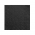 20 serviettes noires
