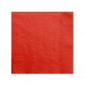 20 serviettes rouges
