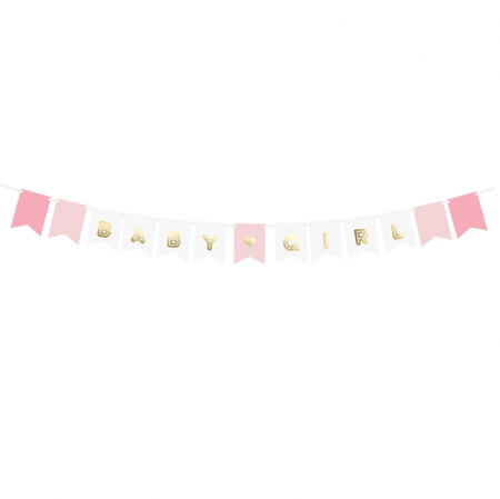 Guirlande De Fanions Baby Girl 1 8 M