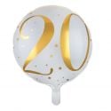 Ballon anniversaire "20 ans" - 35 cm 