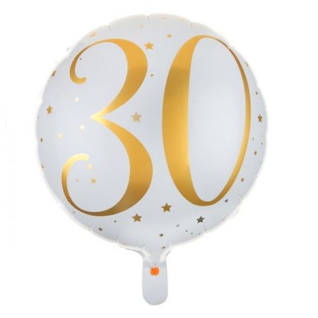 Ballon anniversaire "30 ans" - 35 cm 