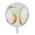Ballon anniversaire "50 ans" - 35 cm 