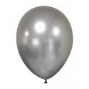 Ballon chrome argent -  30 cm 