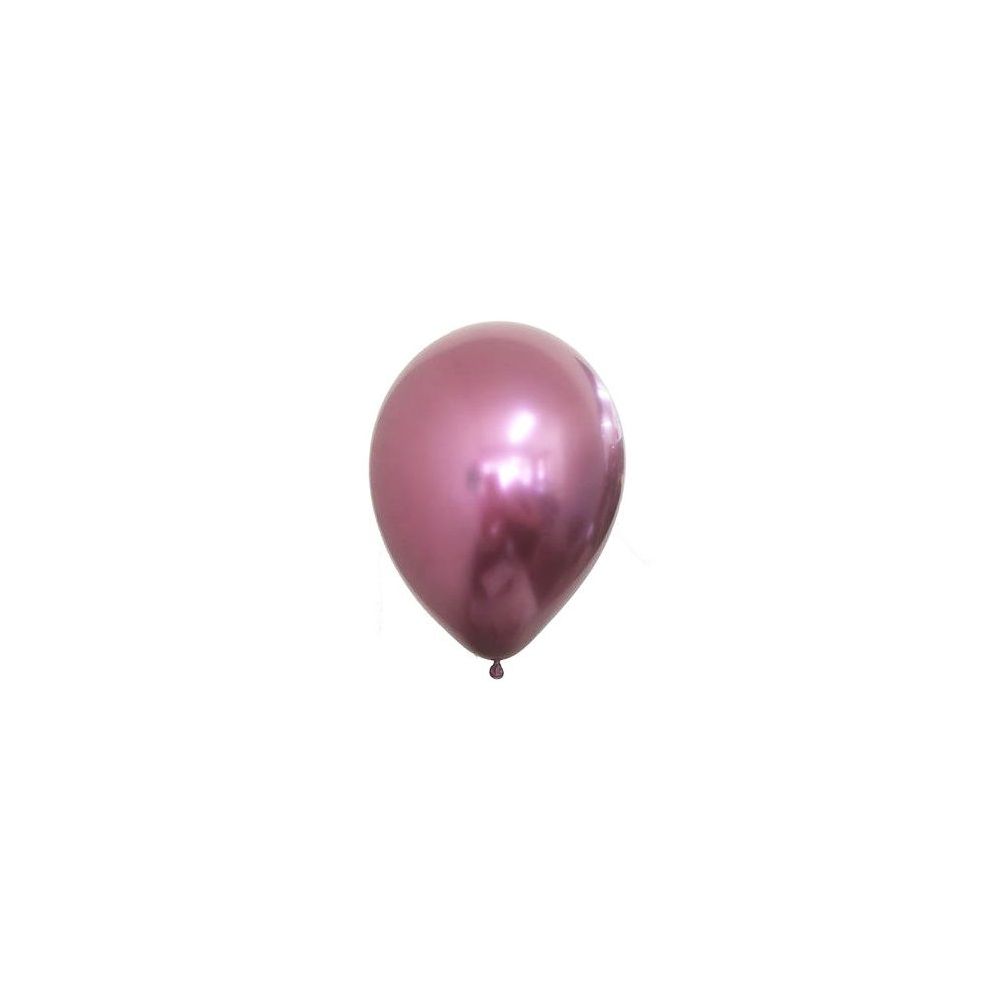 Ballon chrome rose - 30 cm