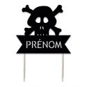 Cake topper en papier personnalisable "pirate"