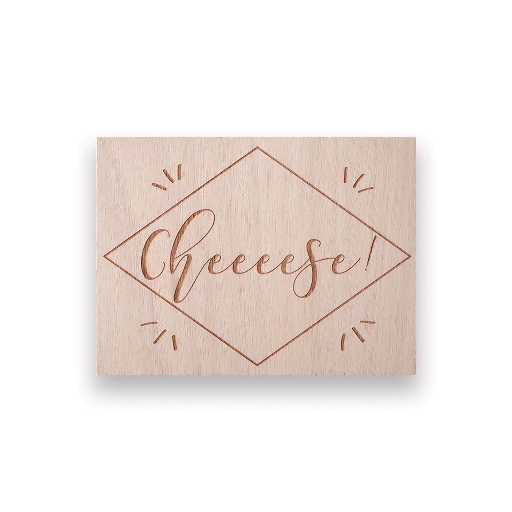 Panneau en bois "cheese" - Petit modèle