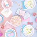 6 Assiettes garçon ou fille - 23 cm