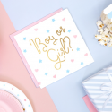 20 serviettes"Boy or Girl ?" - 23 cm