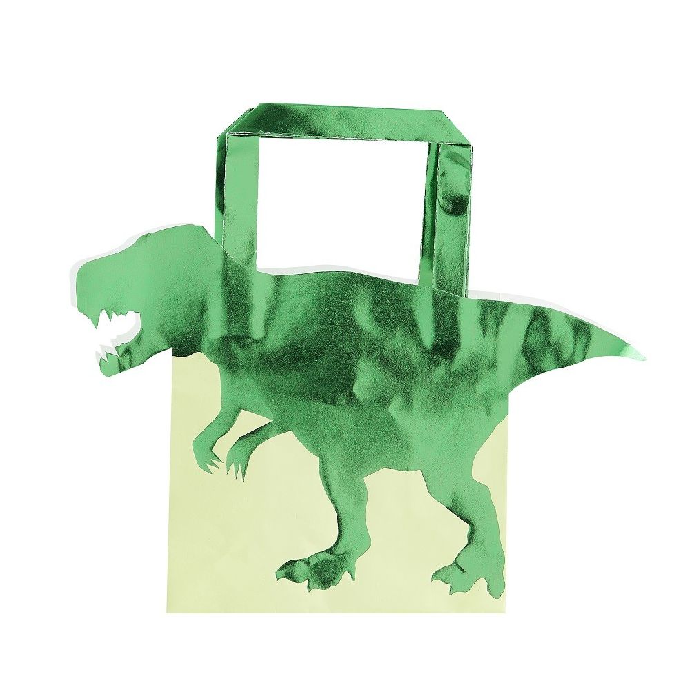 20pcs Sac de Bonbon de Dinosaure Sac Papier Cadeau Sac de Bonbon avec Autocollant de Dinosaure pour Cadeaux de Noël Sac de Cadeaux de Anniversaire pour Enfant Mariage Sac Cadeau Dinosaure