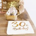 20 serviettes " 30 ans "