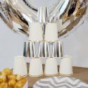6 Tasses - argent