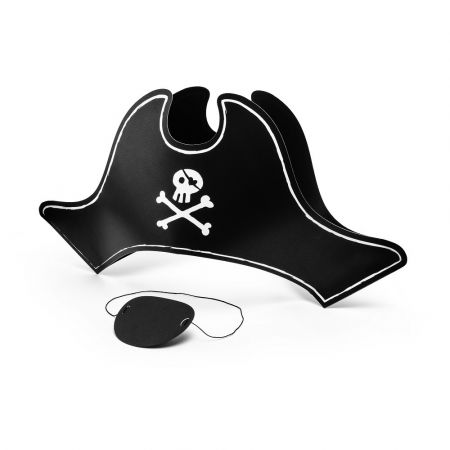 Chapeau de pirate et cache...