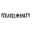 Guirlande en papier "pirates party"