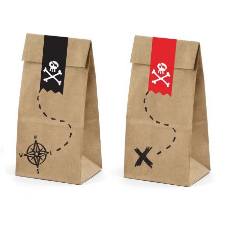 6 Sachets à friandises Pirates