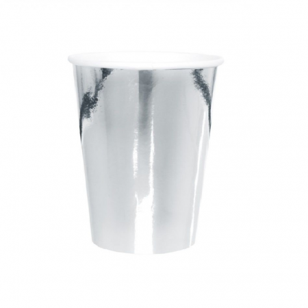 6 Tasses - argent