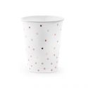 6 Gobelets à Pois - blanc