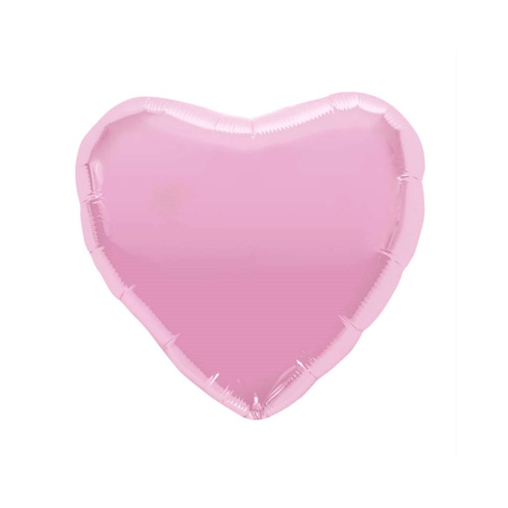 Ballon mylar Coeur - 45cm - rose clair