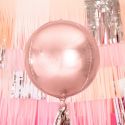 Ballon bulle rose gold - 40 cm 