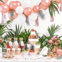 15 tassel rose gold
