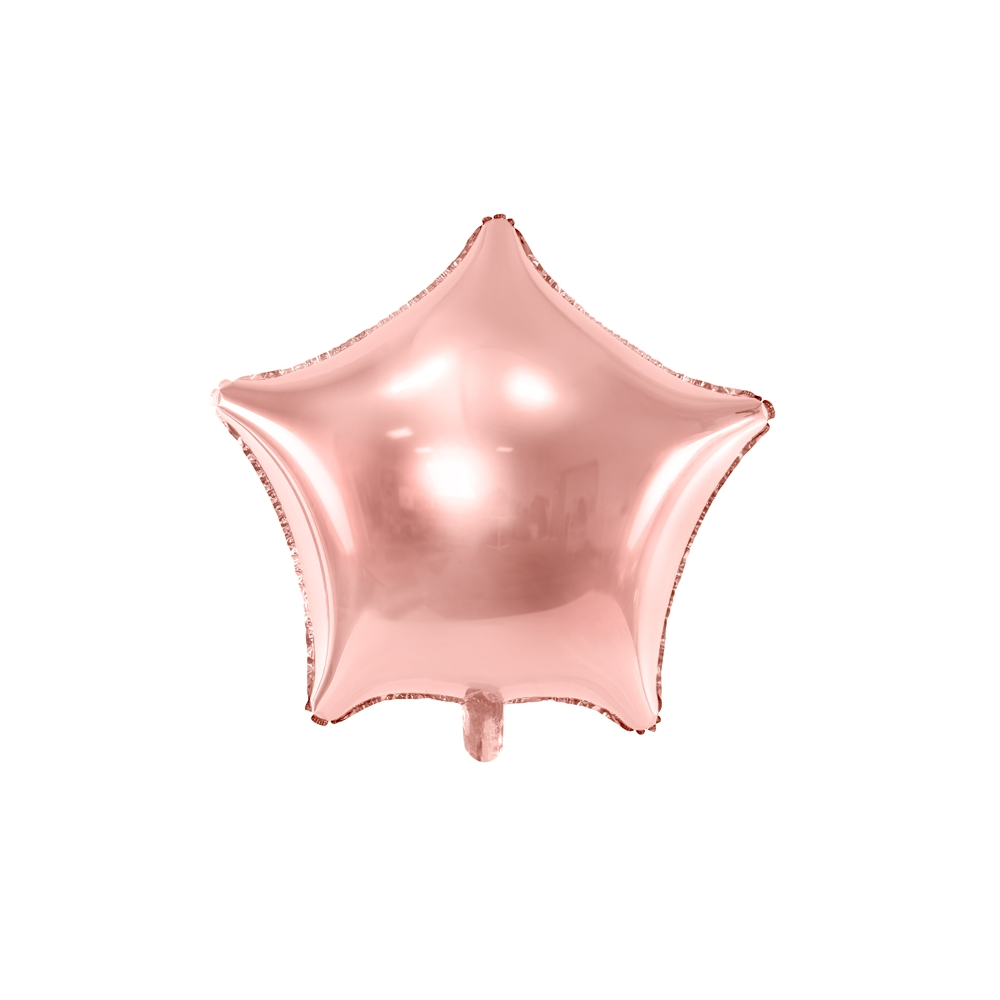 Ballon étoile rose gold - 48 cm