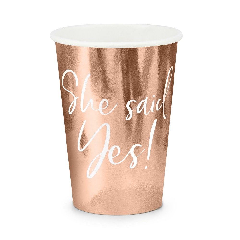 6 Gobelets - She said yes - or rose