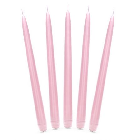 10 Bougie conique mate - rose