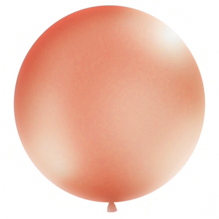 Ballon métallisé rose gold...