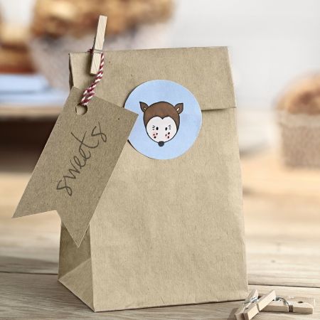 6 pochettes à gourmandises forêt