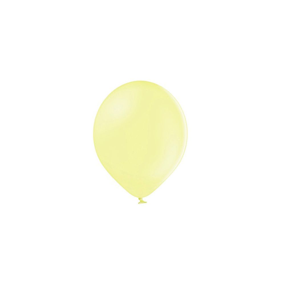 Ballon pastel jaune -  28 cm