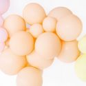 10 ballons en latex – Pêche claire – 27 cm