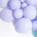 10 ballons pastel mauve -  28 cm