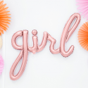 Ballon en mylar Girl - rose or