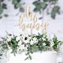 Cake topper "Oh baby"
