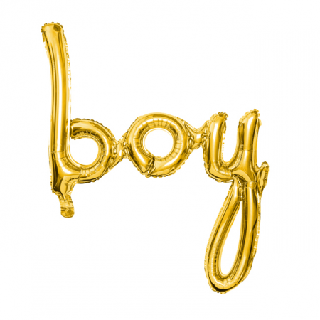 Ballon en mylar Garçon - or