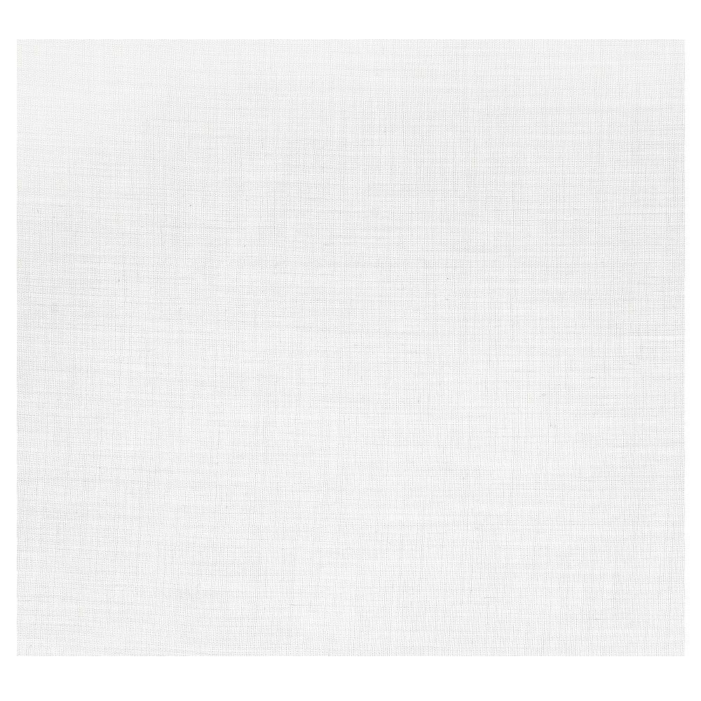 5 m chemin de table mousseline de coton blanc - 70 cm
