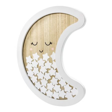 Livre d'or lune en bois...
