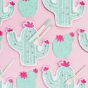 20 serviettes "cactus" - 24 cm