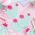 20 Serviettes de table - cactus