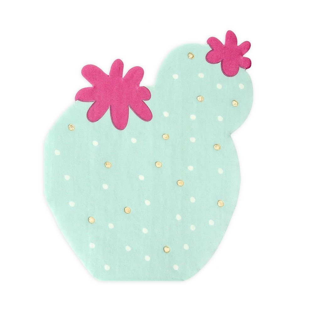 20 Serviettes de table - cactus