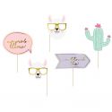 5 accessoires photobooth "cactus"