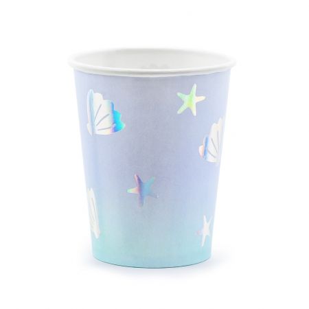 6 gobelets "sous la mer"