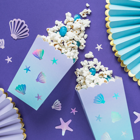 6 Boîtes à popcorn Narval