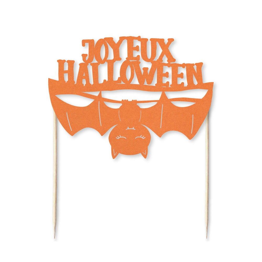 Cake topper "chauve-souris" couleur au choix